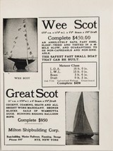 1929 Print Ad Wee Scot &amp; Great Scot Sail Boats Milton Shipbuilding Rye,New York - £10.91 GBP
