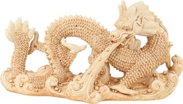Statue Sea Dragon White Distressed - £278.92 GBP