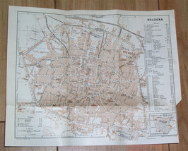 1904 Original Antique Map Of Bologna / EMILIA- Romagna / Italy - £19.14 GBP