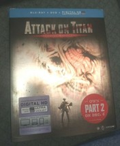 Attack on Titan The Movie Part one 1 Blu-ray + DVD + Digital HD &amp; Slipco... - £29.49 GBP