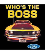 WHO'S THE BOSS ford t shirt  fords t shirts licensed cars trucks t-shirts pick u - $14.99