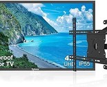43&#39;&#39; Outdoo Tv With Wall Mount, Waterproof Television 4K Ultra Hd Hdr Sm... - $1,942.99