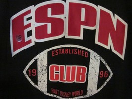 NWT - Walt Disney World's ESPN CLUB EST 1996 Black Adult Size M Short Sleeve Tee - $16.99