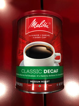 MELITTA CLASSIC BLEND DECAF MEDIUM ROAST GROUND COFFEE 10.5OZ - £11.02 GBP