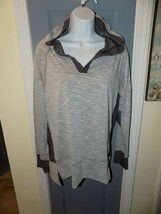 Danskin Now Gray Hooded Pullover Sweatshirt Size M (8/10) Women&#39;s NEW - $18.25