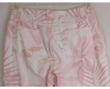 Jamaica Bay Petite Discover Paradise Womens Pink Tropical Floral Capri D... - $19.39