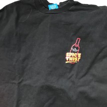 2 Mens Short-Sleeved XL Black Bacardi Tee Shirts Limon  &amp; Spice T-Shirt - £15.68 GBP