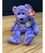 Ty Beanie Babies Eggs III the Bear Plush 2003 10th Anniversary Easter KG JD - $275.80 MXN