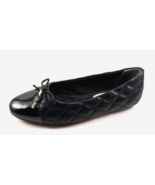 Anne Klein Luci-Q Black Quilted Ballet Flat - $105.13 CAD