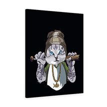 Express Your Love Gifts Thug Life Kitty Gangsta Cat Printed On Ready to ... - £110.64 GBP