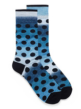 Bugatchi Polka Ombre Socks Blue Multi - £35.24 GBP