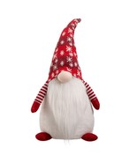 Glitzhome 24&quot;H Telescoped Fabric Christmas Gnome Standing Decor C210240 - £23.08 GBP
