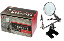 Third Hand Soldering Solder Iron Stand Holder Magnifier Helping Station ... - $10.39