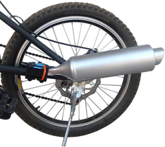 Bicycle Exhaust Sound System, Bike Motorcycle Spoke Turbo Exhaust Pipe S... - $34.99
