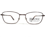 Bulova Gafas Monturas SHANGRI-LA BROWN Ojo de Gato Completo Borde 51-17-135 - $46.38