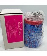 Lilly Pulitzer Zanzibar Blue Boatylicious Insulated Can Tumbler New In B... - $50.03 CAD