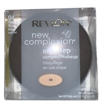 Revlon New Complexion One-Step Compact Makeup #04 Natural Beige Sealed/S... - $44.32