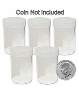 Round Large Dollar Coin Tubes 38mm by BCW 5 pack - $13.51 CAD