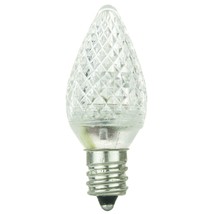 6 Pk Sunlite L3C7/LED/W/24PK LED C7 0.4W White Decorative Chandelier Light Bulb - £28.76 GBP