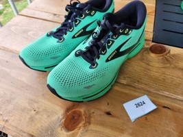 Brooks Mens Ghost 15  Green Running Shoes Sneakers Size 10 D - £65.82 GBP