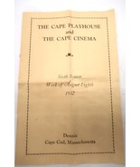 Vtg 1932 Cape Cod Playhouse Cinema Program 6th Season August Ephemera De... - $68.37 CAD
