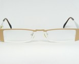 YOU&#39;S Eyewear Netherlands 468 15 BEIGE /WHITE EYEGLASSES 47-11-145mm (NO... - $74.24
