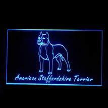 210256B aesthetic premium grain-fed American Staffordshire Terrie LED Light Sign - £17.57 GBP