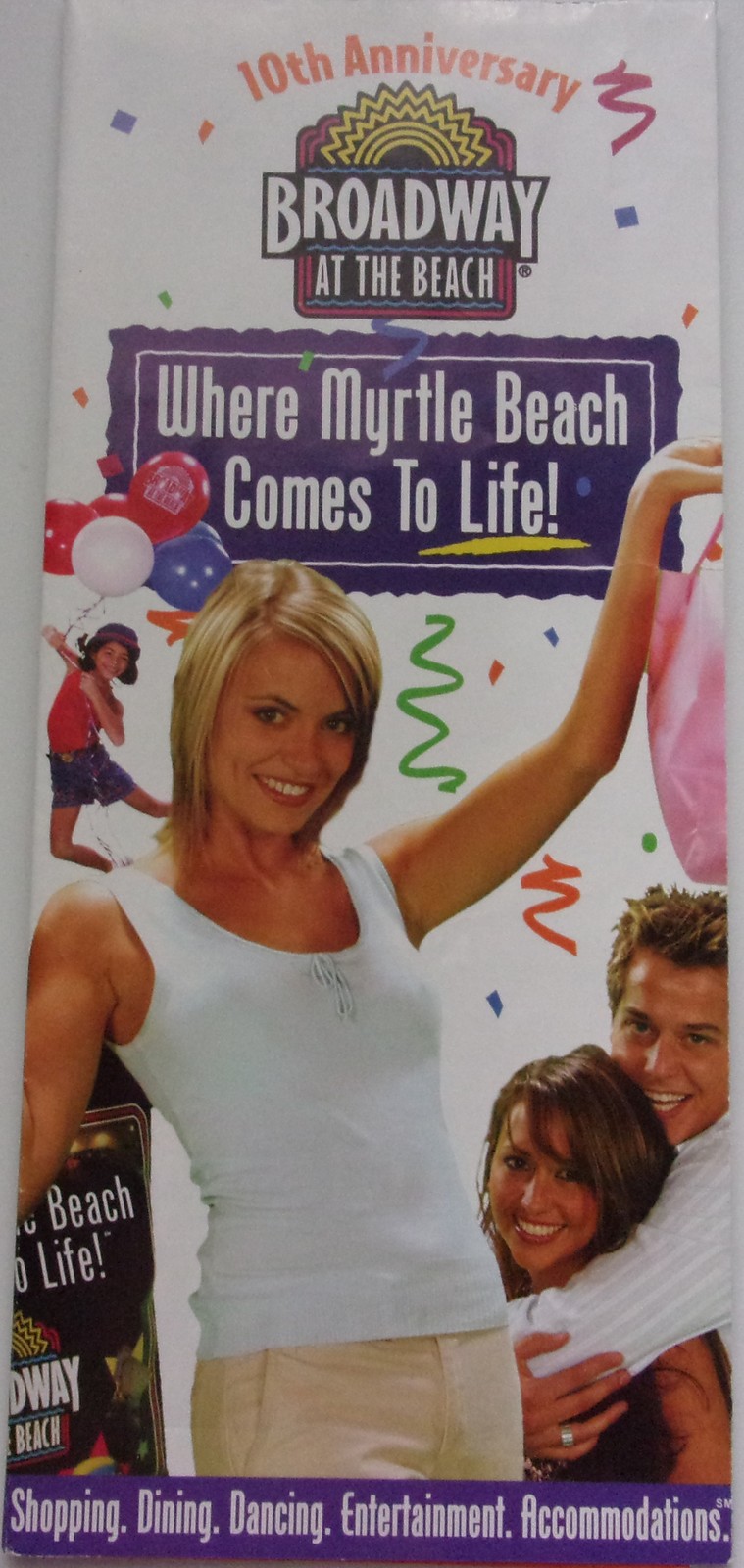 10th Anniversary Broadway At Myrtle Beach Map Brochure - $2.99