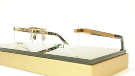 ZILLI Eyeglasses Frame Acetate Leather Titanium France Hand Made ZI 6001... - $783.03