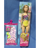 Toys New Mattel Barbie Doll 12 inches plus Dress Boots &amp; Necklace - £14.97 GBP