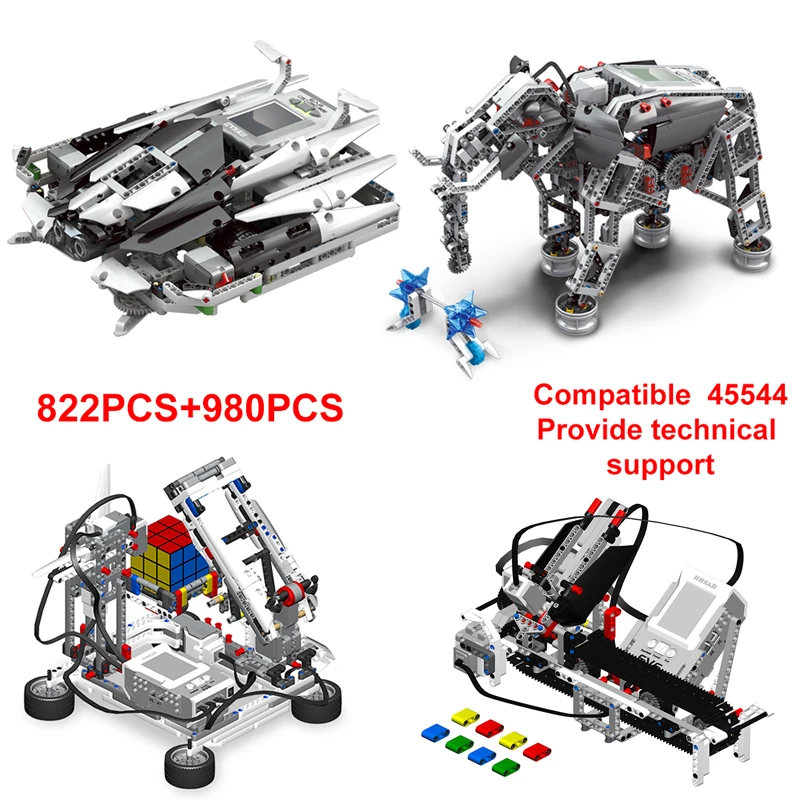 Building block programming robot compatible with EV3 graphical programmi - £118.19 GBP+