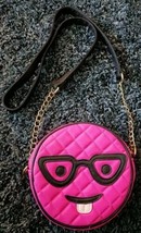LUV BETSEY JOHNSON  Cross Body Purse Hot Pink &amp; Black  - $13.98