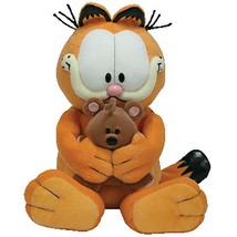 Garfield Holding Pooky Ty Beanie Baby Classic Mint with Tags Retired - £51.32 GBP