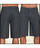 Affliction Forum Fleur Men Board Shorts Walk Swim Trunk Black Plaid NEW ... - $55.59