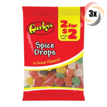 3x Bags Gurley&#39;s Spice Drops Assorted Flavor Candy | 4oz | Fast Shipping - £9.45 GBP