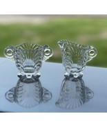 Vintage Cambridge Glass Caprice Pattern Creamer &amp; Sugar Miniature - $19.99