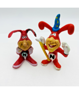 Domino’s Pizza Yo Noid 1988 3&quot; Wizard PVC Mini Figure Lot Of 2 - Avoid t... - €10,26 EUR