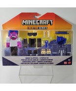 Minecraft Creator Series BUNNY SLIPPERS STRIPED TIE 3.5&quot; Customizable Fi... - £21.63 GBP