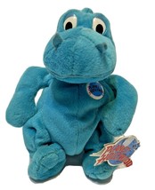 Vintage 1994 Planet Hollywood Star Small Dinosaur Plush Beanie Blue With Tags - £10.62 GBP
