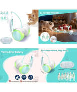 Interactive Cat Toy Car - Remote Control Cat Toys Catnip Feathers &amp; LED ... - $110.40