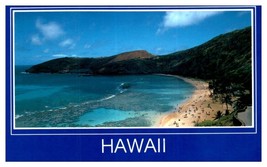 Hanauma Bay ideal for snorkeling and diving Oahu Hawaii Postcard Posted 1988 - £6.19 GBP