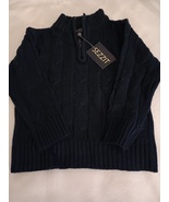 Sezzit - Boys Sweater Turtle Neck Blue Long Sleeve - Size XL 18-20 - $15.40 CAD