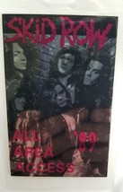 Skid Row - Vintage Original Concert Tour Laminate Foil Backstage Pass *Last 1* - £15.84 GBP
