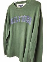 Tommy Hilfiger Men&#39;s Green Long Sleeve Waffle Knit Shirt - $71.42 MXN