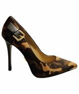Michael Kors Hair Calf Stiletto Heels Womens Size 38.5 Multi Camouflage ... - £34.89 GBP