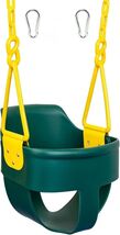 Premium High Back Full Bucket Toddler Swing Seat with Finger Grip, Plast... - $102.46