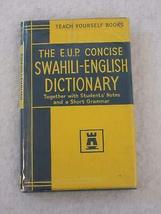 Eup Concise SWAHILI-ENGLISH Dictionary Dv Perrott Teach Yourselves Books 1965 [H - £61.14 GBP