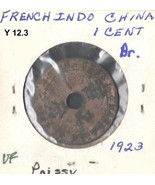 French Indo China 10 Centimes, 1937, bronze, KM 12.1 - $4.00