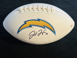 Justin Herbert Signed Los Angeles Chargers Football COA - £149.54 GBP