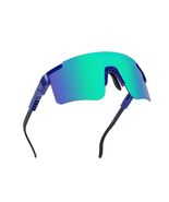 MARIDA UV400 Sports Sunglasses Adjustable Temple Purple Orange Unisex - $178.78 MXN